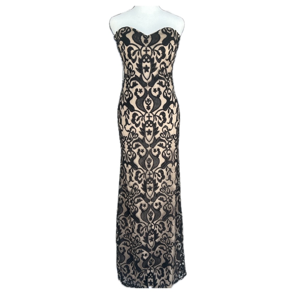 Gorgeous Vintage Strapless Cocktail Gown - Picture 1 of 6